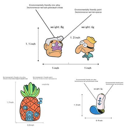 Pin's de la collection de dessins animés Bob l'éponge