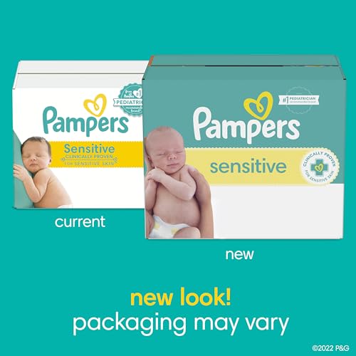 Pampers Baby Wipes Sensitive Perfume Free 12X Pop-Top Packs 1008 Count