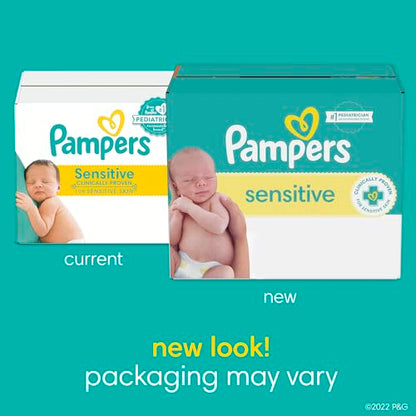 Pampers Baby Wipes Sensitive Perfume Free 12X Pop-Top Packs 1008 Count