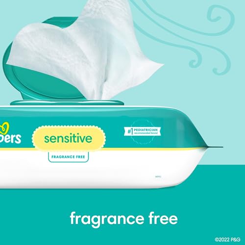 Pampers Baby Wipes Sensitive Perfume Free 12X Pop-Top Packs 1008 Count