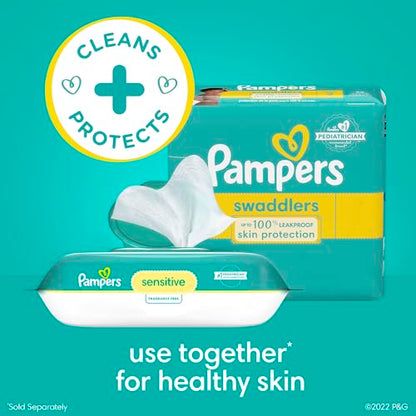 Pampers Baby Wipes Sensitive Perfume Free 12X Pop-Top Packs 1008 Count