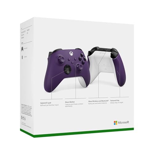 Manette de jeu sans fil Xbox Core – Astral Purple – Xbox Series X|S, Xbox One, PC Windows, Android et iOS 