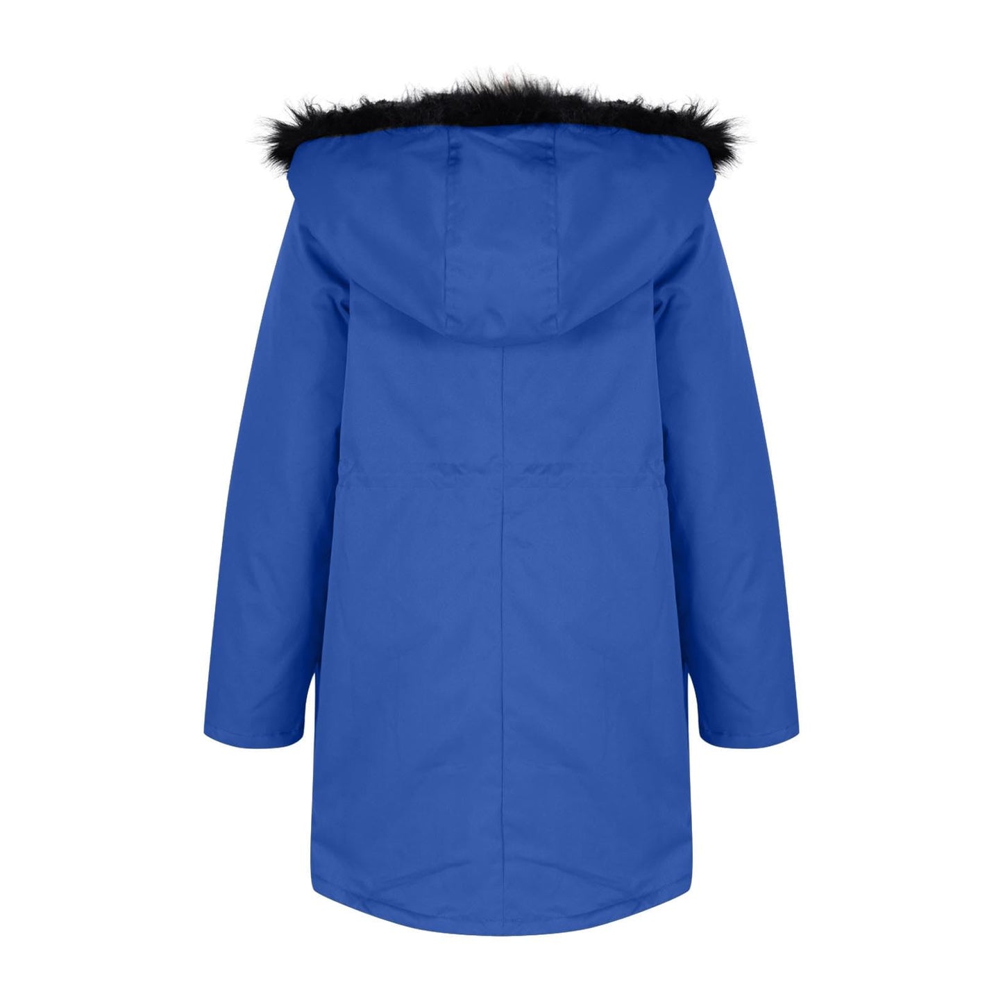 Abrigos de invierno para mujer, parkas con capucha de talla grande, chaquetas gruesas con forro de lana sintética, prendas de vestir exteriores informales con cremallera y bolsillos 