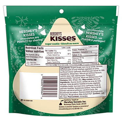 Bonbons de Noël et de fêtes au chocolat chaud KISSES de Hershey's, 180 g 