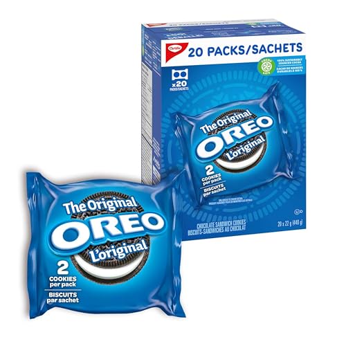 Galletas de chocolate OREO, originales snacks escolares, 440 g 