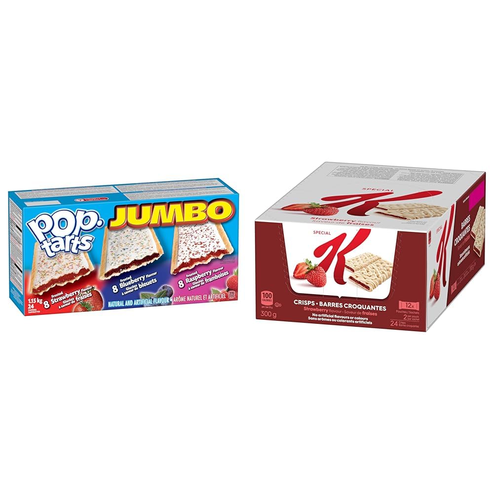 PopTarts Jumbo de Kellogg's, 24 unidades, 1,2 kg 