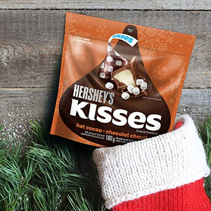 Bonbons de Noël et de fêtes au chocolat chaud KISSES de Hershey's, 180 g 