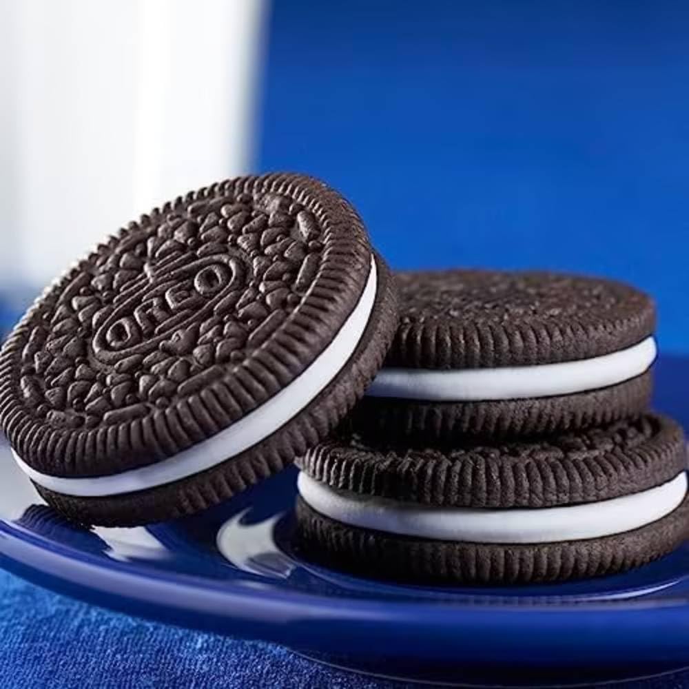 Biscuits sandwich au chocolat OREO, emballages de collations originaux, collations scolaires, 440 g 