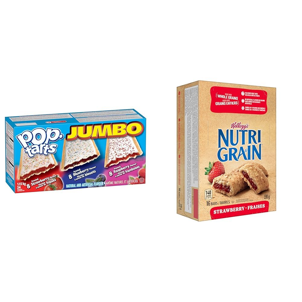 PopTarts Jumbo de Kellogg's, 24 unidades, 1,2 kg 