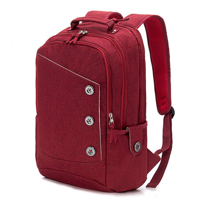 Sac à dos pour ordinateur portable KINGSLONG 15,6 pouces pour femme, élégant sac à dos pour ordinateur de voyage, travail, résistant à l'eau, sac à dos d'université, rouge 