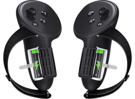 Maecker vr Controller Straps Compatible with Meta Quest 3S for Quest 3 Controller Grips with Battery Door Anti-Slip Knuckle Straps for Quest 3S/3 Accessories