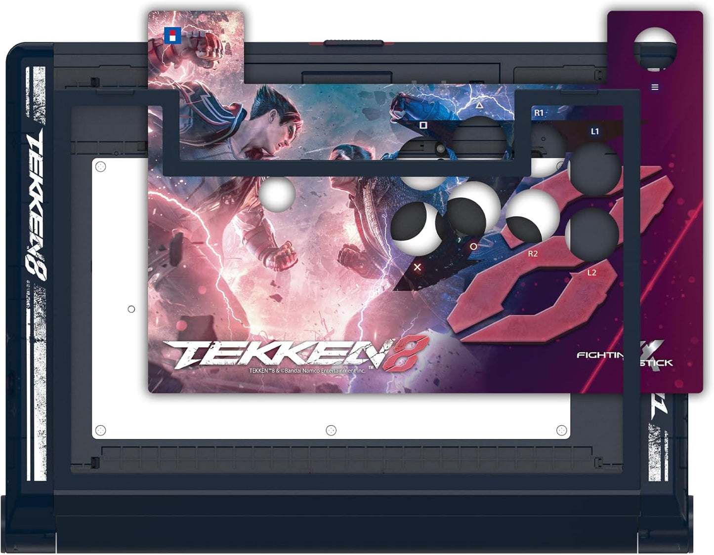 HORI Playstation 5 Fighting Stick Alpha (Tekken 8 Edition) - Tournament Grade Fightstick for PS5, PS4, PC - Officially Licensed by Sony