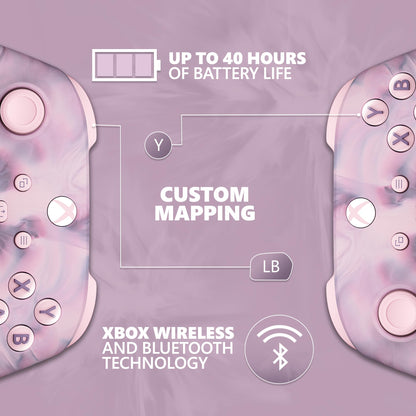 Manette de jeu sans fil Xbox Core – Astral Purple – Xbox Series X|S, Xbox One, PC Windows, Android et iOS 