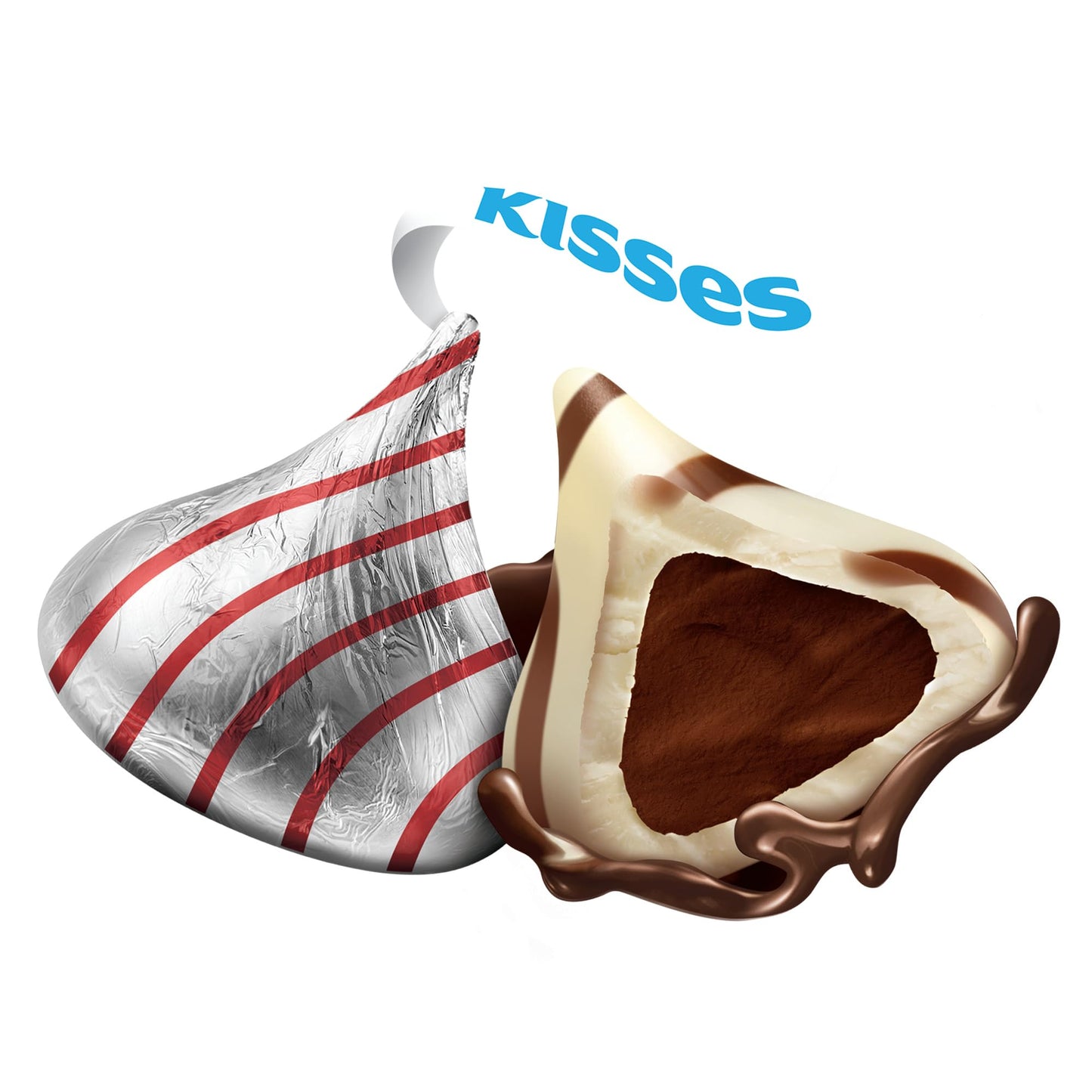 Bonbons de Noël et de fêtes au chocolat chaud KISSES de Hershey's, 180 g 