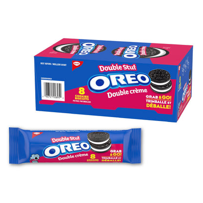 Biscuits sandwich au chocolat OREO, emballages de collations originaux, collations scolaires, 440 g 