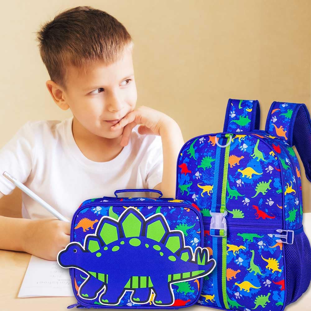 3PCS Kids Backpack for Girls, 15" Sequin Bookbag with Lunch Box, Leopard School Bag Set for Elementary Preschool Toddler