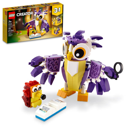 LEGO Creator 3 in 1 Exotic Parrot Building Toy Set, Transforms to 3 Different Animal Figures - from Colorful Parrot, to Swimming Fish, to Cute Frog, Creative Toys for Kids Ages 7 and Up, 31136