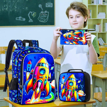 Lot de 3 sacs à dos à paillettes pour filles, sac à dos avec boîte à lunch, sac d'école maternelle pour enfants de 15 pouces pour élèves du primaire et du tout-petit - Koala vert 