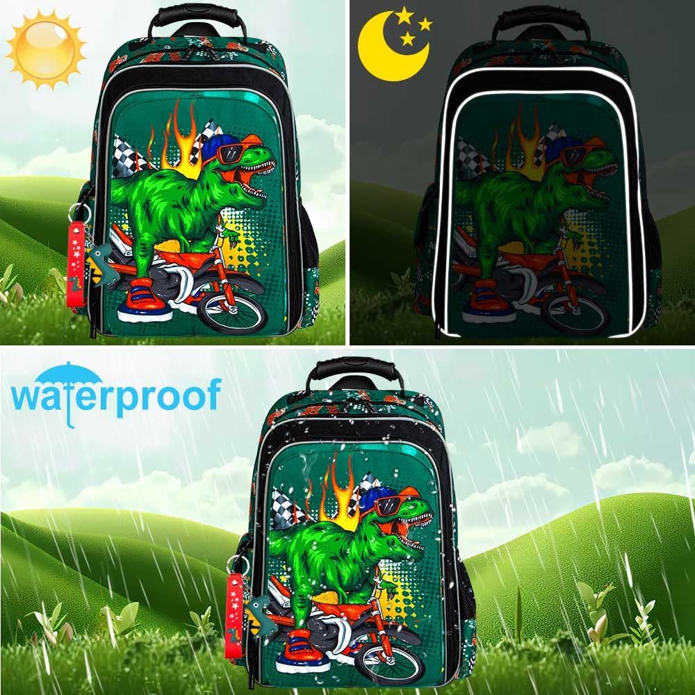 3PCS Kids Backpack for Girls, 15" Sequin Bookbag with Lunch Box, Leopard School Bag Set for Elementary Preschool Toddler