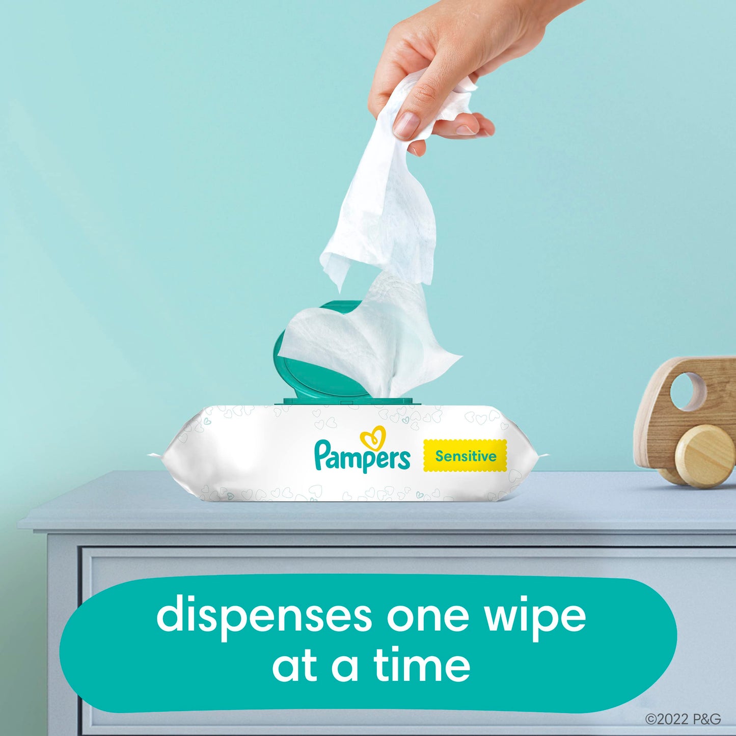 Pampers Baby Wipes Sensitive Perfume Free 12X Pop-Top Packs 1008 Count