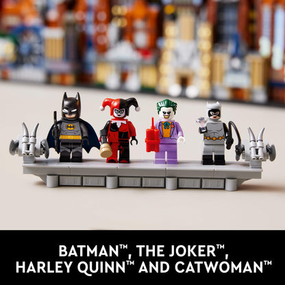 LEGO DC Batman : la série animée Gotham City Ensemble de construction et d'exposition pour adultes avec figurines, cadeau de collection DC pour les fans de films d'action et d'aventure de super-héros, 76271 