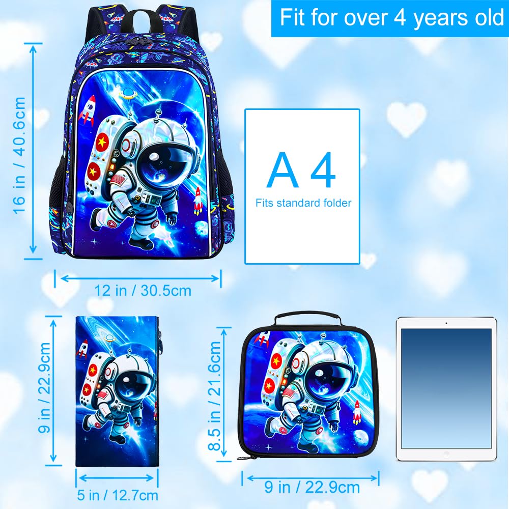 3PCS Kids Backpack for Girls, 15" Sequin Bookbag with Lunch Box, Leopard School Bag Set for Elementary Preschool Toddler