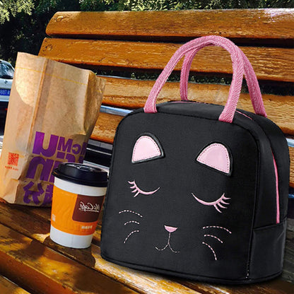 Sac à dos d'école imperméable pour filles, joli sac à dos de voyage pour enfants, motif chat mignon 