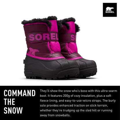 Sorel unisex-child Snow Commander Boot Boots