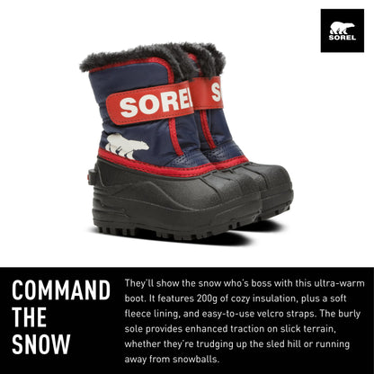 Sorel unisex-child Snow Commander Boot Boots