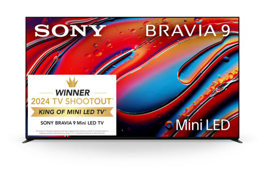 Téléviseur Sony Mini LED QLED 4K Ultra HD 85 pouces BRAVIA 9 Smart Google TV avec Dolby Vision HDR et fonctionnalités exclusives pour Playstation 5 (K-85XR90) 