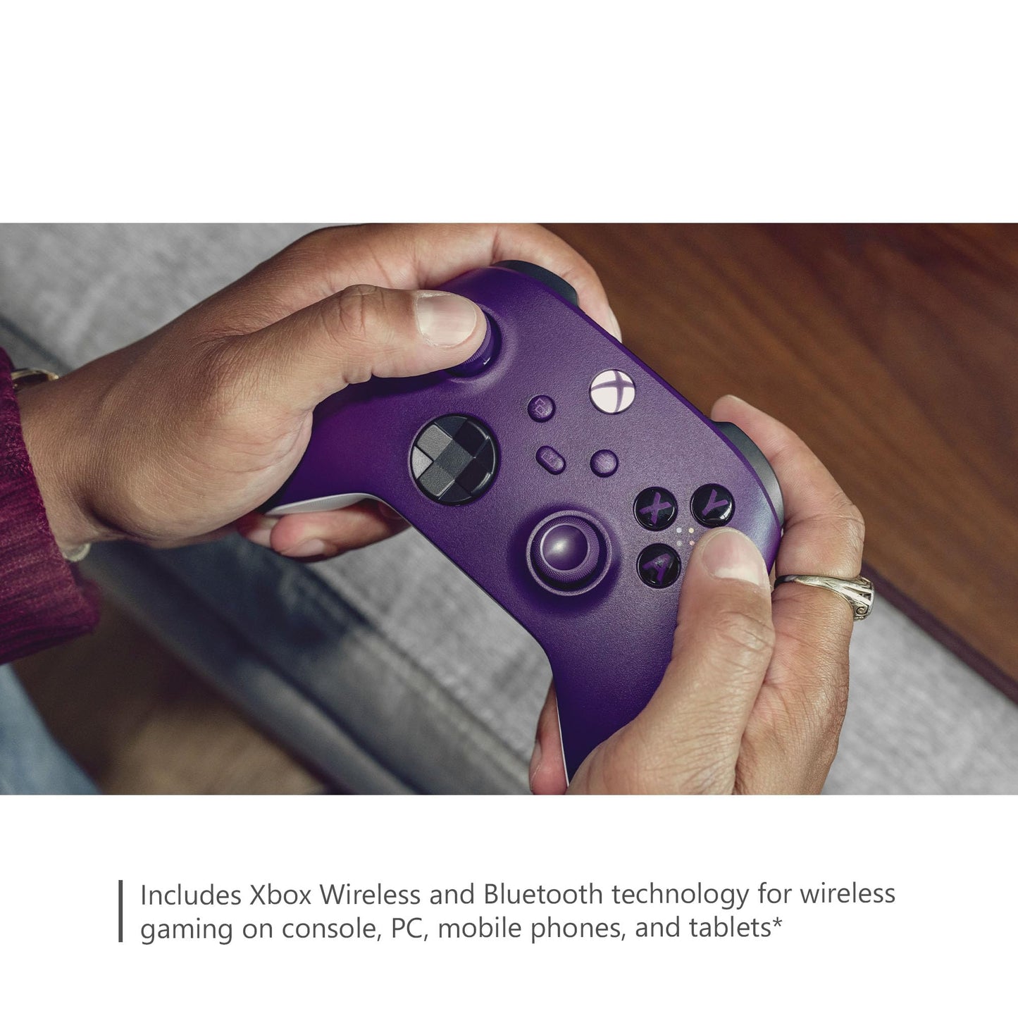 Manette de jeu sans fil Xbox Core – Astral Purple – Xbox Series X|S, Xbox One, PC Windows, Android et iOS 