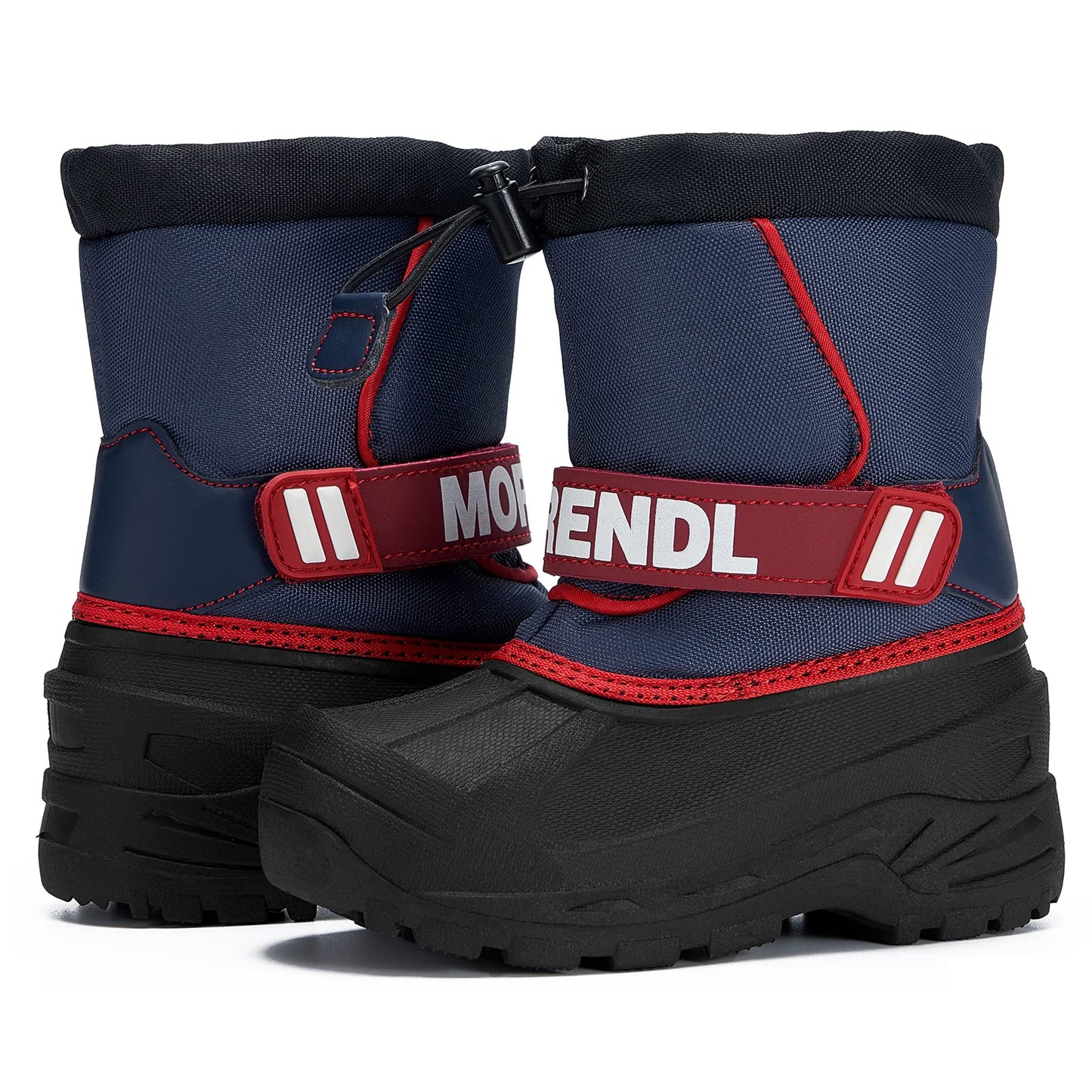 MORENDL Kids' Snow Boots Insulated Waterproof Fur Lined Warm Anti-Slip Winter Shoes for Boys and Girls Outdoor Walking(Toddler/Little Kid)