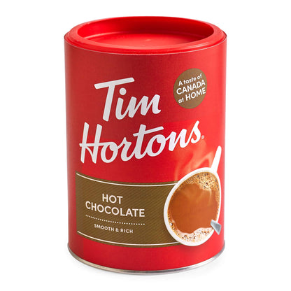 Mélange pour boisson au chocolat chaud à la canne à sucre de Tim Hortons, offre à durée limitée, canette de 450 g 