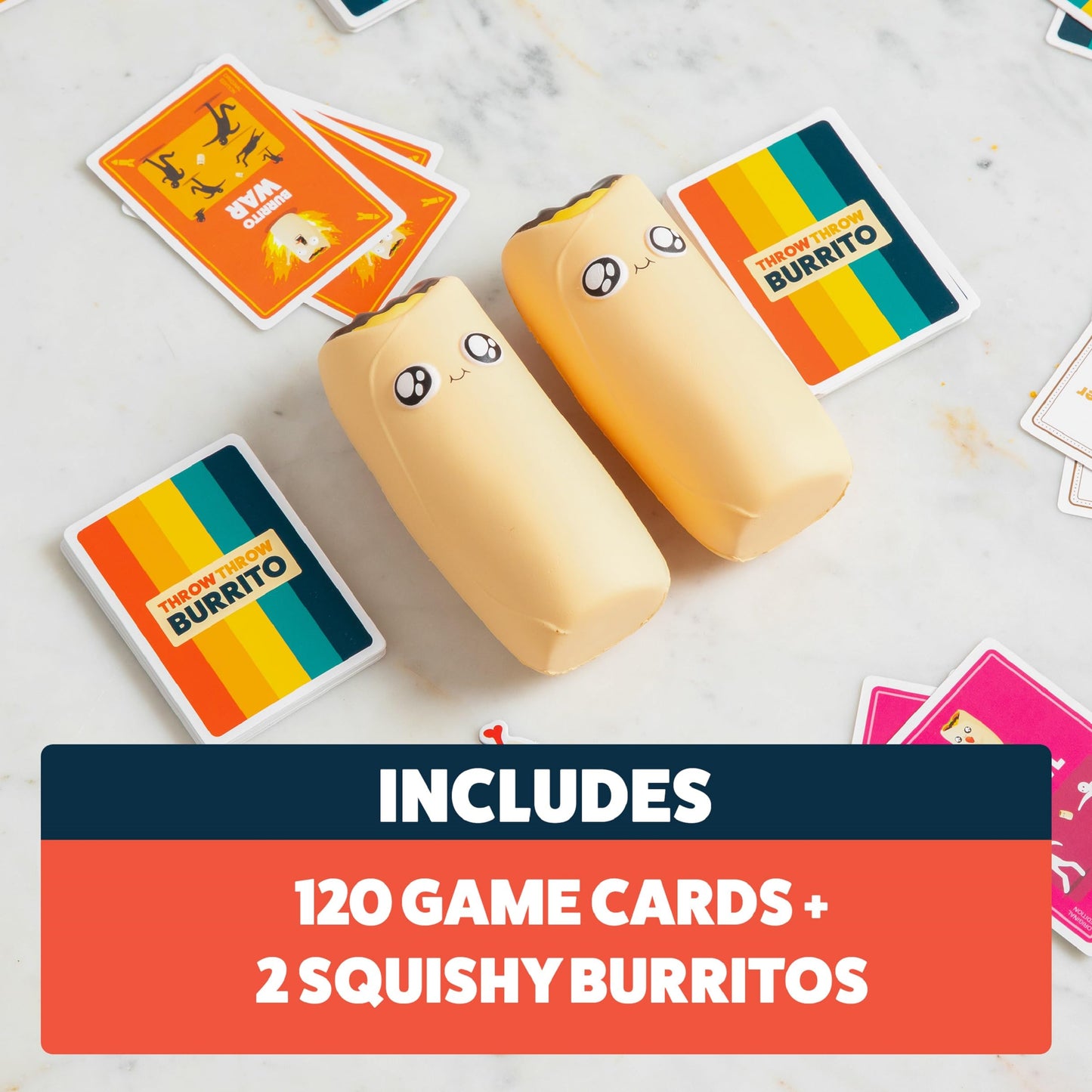 Throw Throw Avocado de Exploding Kittens: una secuela y un juego de expansión de Dodgeball Card Game - Juegos de fiesta para toda la familia - Juegos de cartas para adultos, adolescentes y niños - 2 a 6 jugadores 