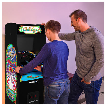 Arcade1Up Machine d'arcade multijoueur avec écran LCD haute résolution de 17 pouces Time Crisis, Point Blank et Steel Gunner Light Gun avec armoire debout pour la maison 