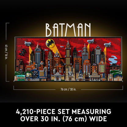 LEGO DC Batman : la série animée Gotham City Ensemble de construction et d'exposition pour adultes avec figurines, cadeau de collection DC pour les fans de films d'action et d'aventure de super-héros, 76271 