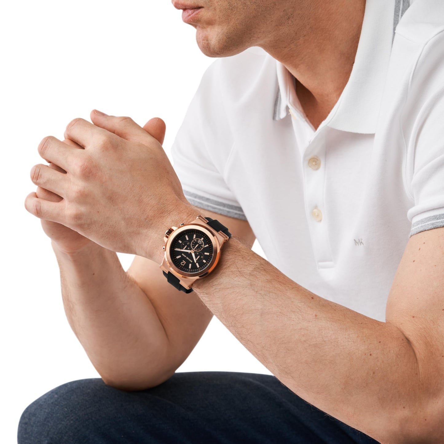 Montre chronographe en acier inoxydable Michael Kors Dylan, MK8184 Montres Dylan