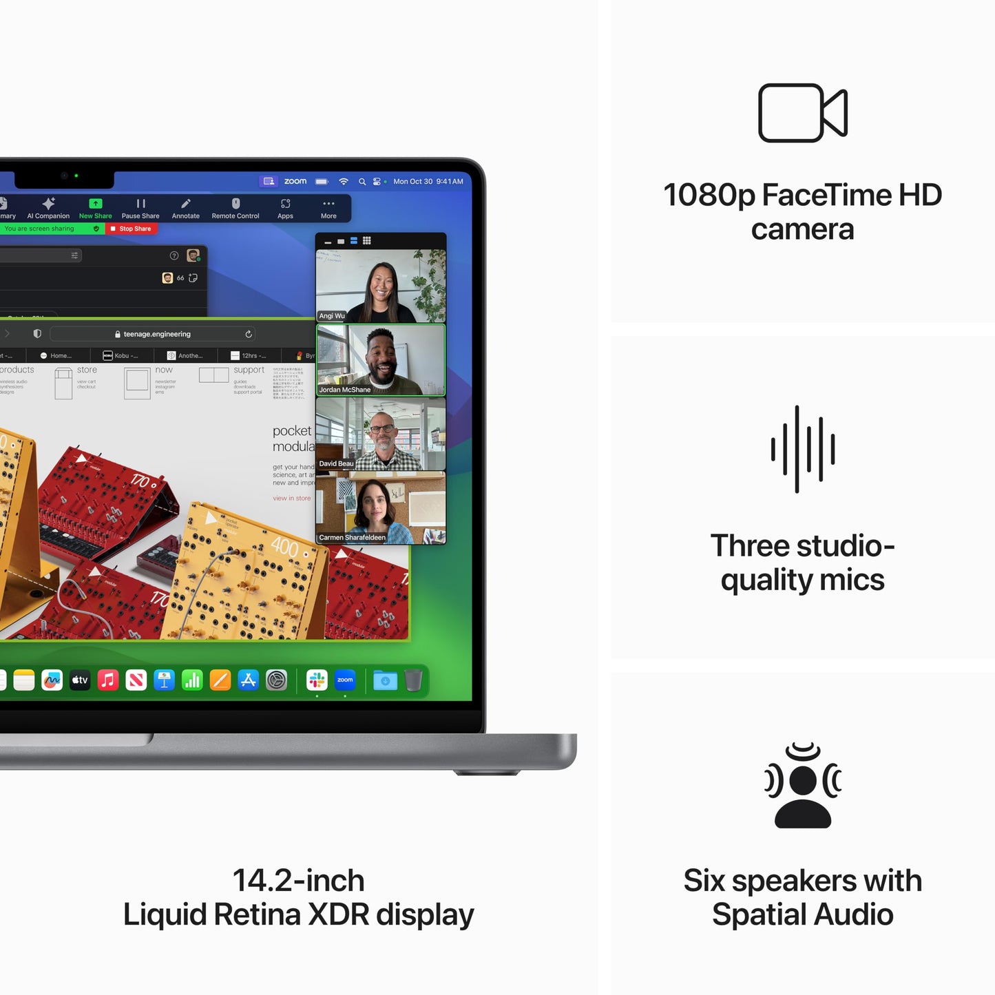 Apple 2023 MacBook Pro Laptop M3 chip with 8‑core CPU, 10‑core GPU: Built for Apple Intelligence, 14.2-inch Liquid Retina XDR Display, 8GB Unified Memory, 512GB SSD Storage; Space Gray, English