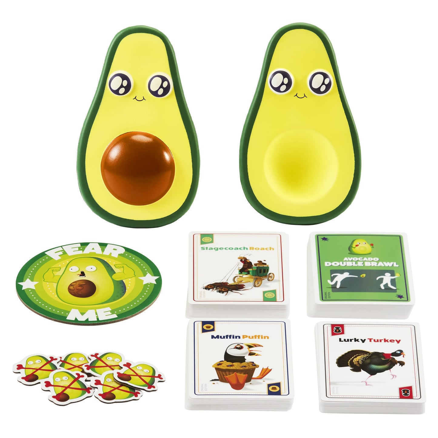 Throw Throw Avocado de Exploding Kittens: una secuela y un juego de expansión de Dodgeball Card Game - Juegos de fiesta para toda la familia - Juegos de cartas para adultos, adolescentes y niños - 2 a 6 jugadores 