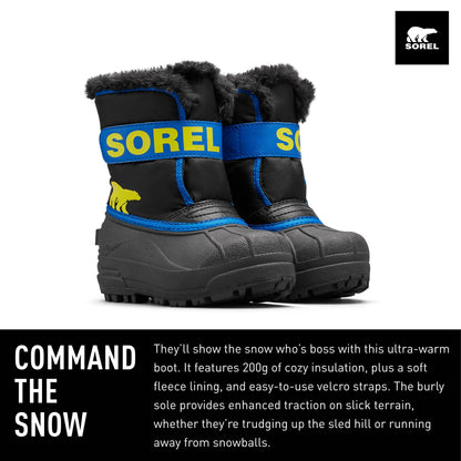 Sorel unisex-child Snow Commander Boot Boots