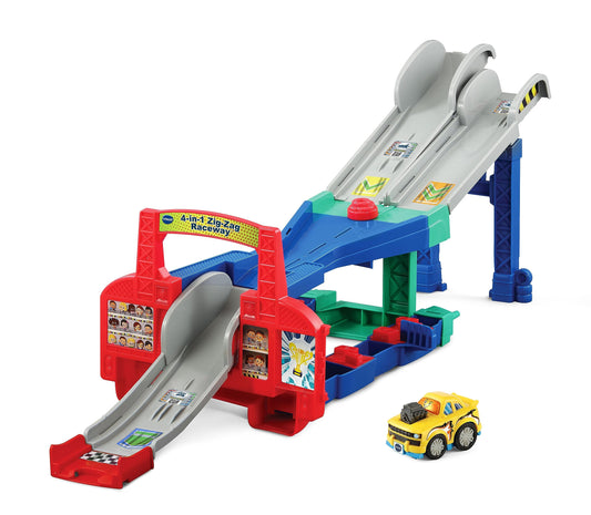 Pista de carreras en zigzag 4 en 1 Go! Go! Smart Wheels de VTech (versión en inglés) 