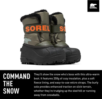 Sorel unisex-child Snow Commander Boot Boots