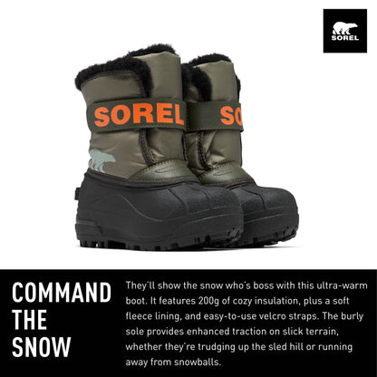 Sorel unisex-child Snow Commander Boot Boots