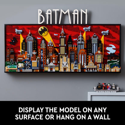 LEGO DC Batman : la série animée Gotham City Ensemble de construction et d'exposition pour adultes avec figurines, cadeau de collection DC pour les fans de films d'action et d'aventure de super-héros, 76271 