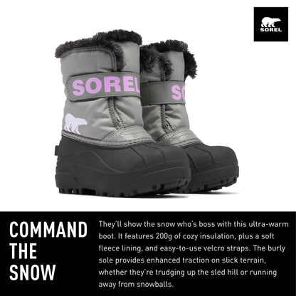 Sorel unisex-child Snow Commander Boot Boots