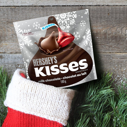 Bonbons de Noël et de fêtes au chocolat chaud KISSES de Hershey's, 180 g 