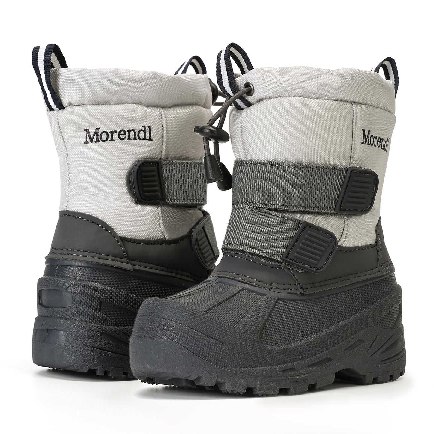 MORENDL Kids' Snow Boots Insulated Waterproof Fur Lined Warm Anti-Slip Winter Shoes for Boys and Girls Outdoor Walking(Toddler/Little Kid)