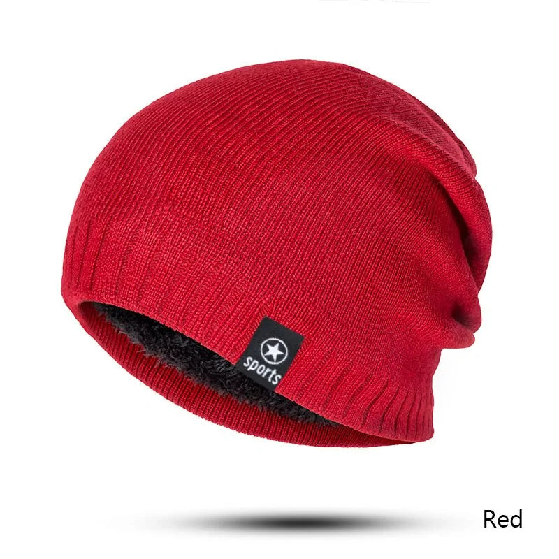 Gorros de punto cálidos para el invierno