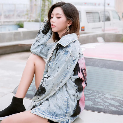 Graffiti Denim Jacket