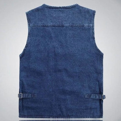 Denim Work Vest